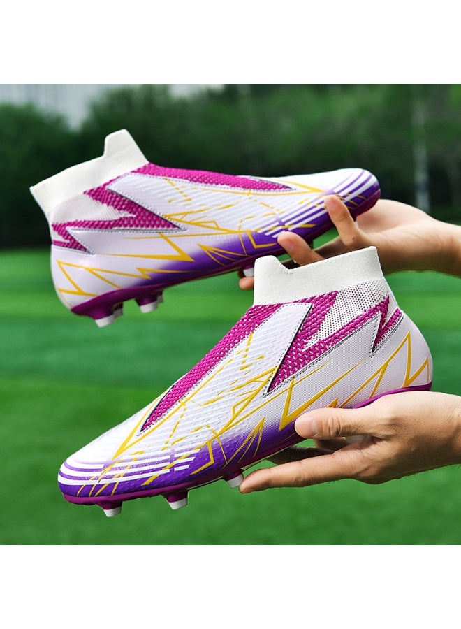New Men Soccer Shoes Cleats Football Boots Sports Large Size Long Studs Turf Shoes for Training Competition - Image 5